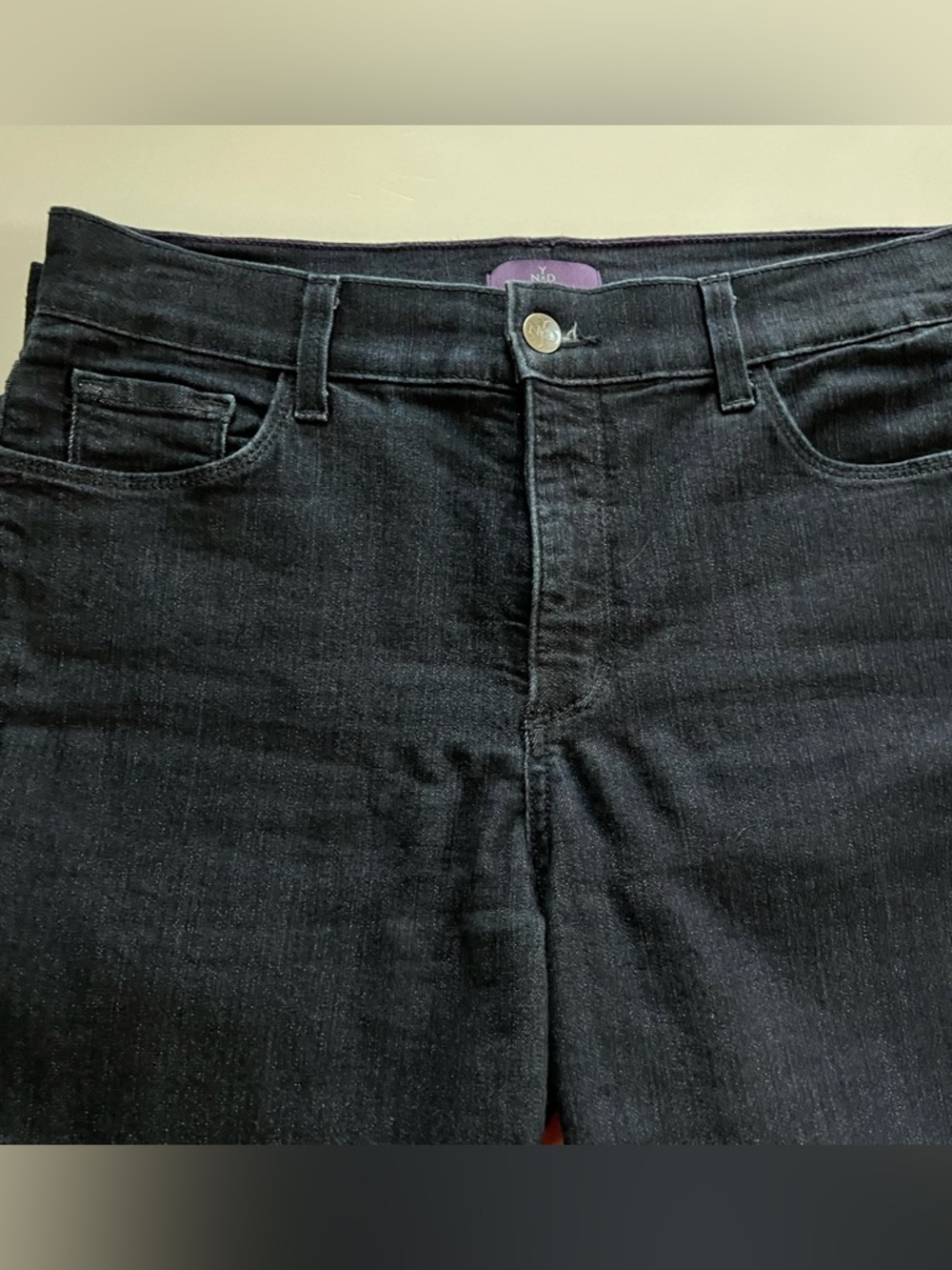 NYDJ dark washed denim. Size 10 - Picture 3 of 6